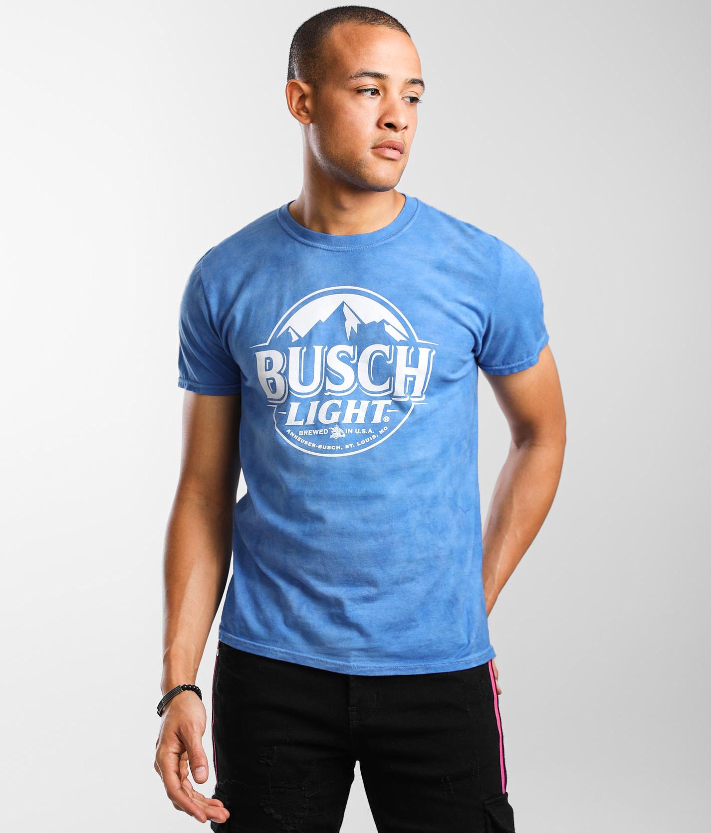 Brew City Busch Light® Beer Tie Dye T-Shirt - Men's T-Shirts In Blue ...