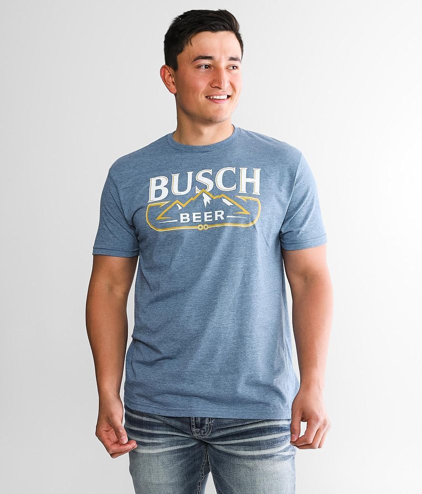 Brew City Busch Light Fishing T-Shirt - Blue X-Large, Men's