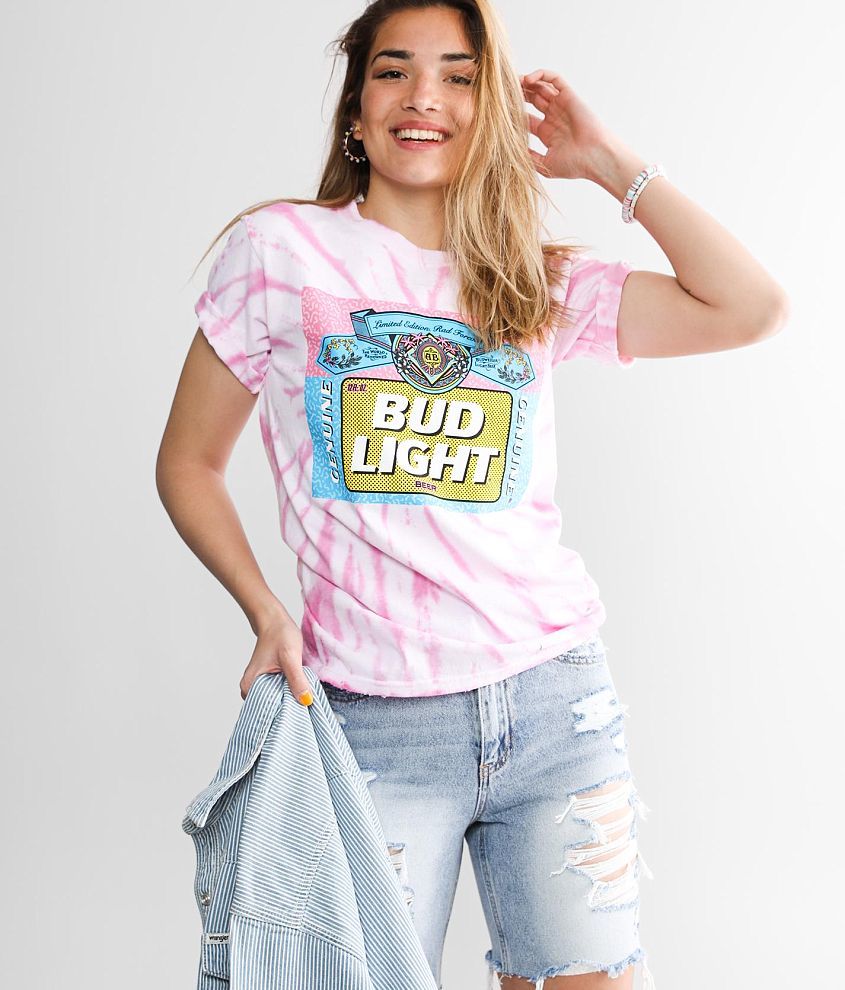 Bud Light Seltzer Oversized tie-dye t-shirt – Shop Beer Gear