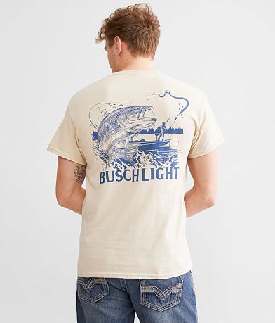 Brew City Apparel Busch Light Bass Neon T-Shirt for Men in Navy at Glik's , XL