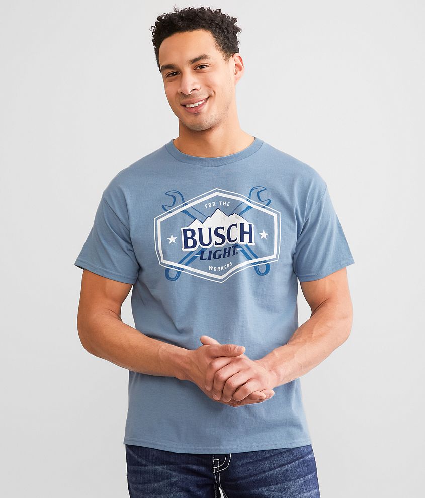 Brew City Busch Light&#174; Blue Collar T-Shirt front view