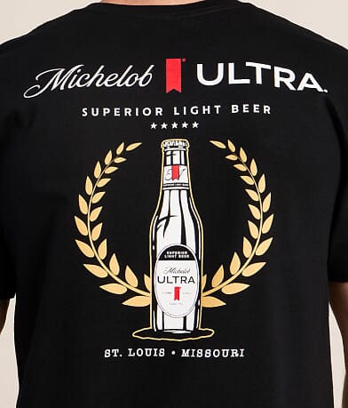 Brew City Michelob Ultra T-Shirt - Men's Graphic T-Shirts in Black | Buckle