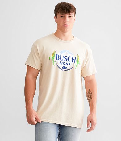 Brew City Beer Gear, Inc. Brew City Apparel Busch Light Bass Fishing T-Shirt for Men in Baby Blue at Glik's , XXL