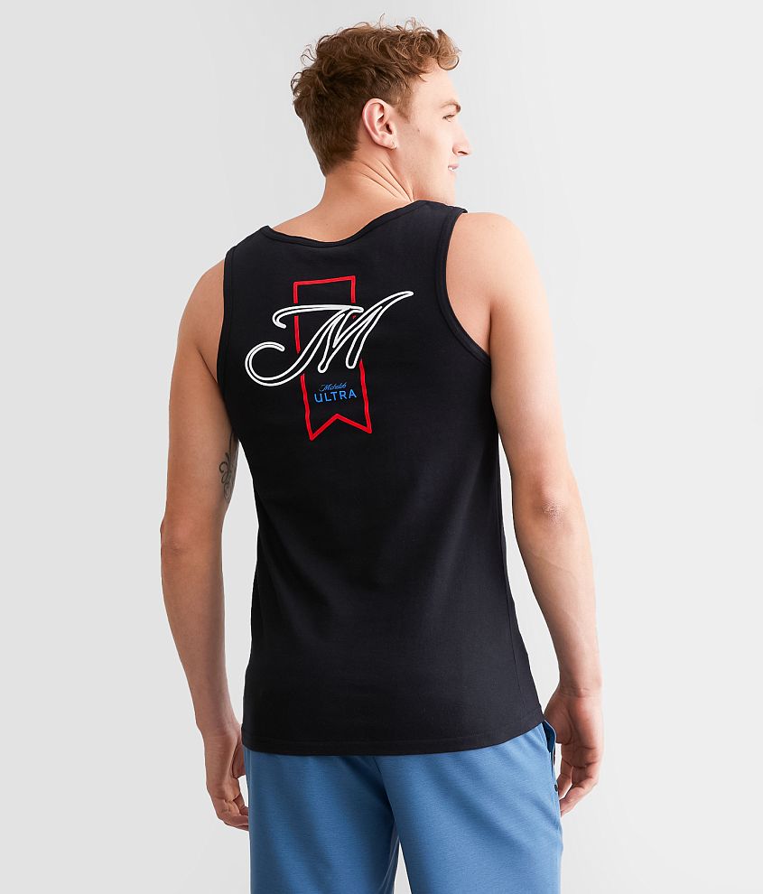 Brew City Michelob Ultra® Neon Sign Tank Top - Men's Tank Tops in Black ...