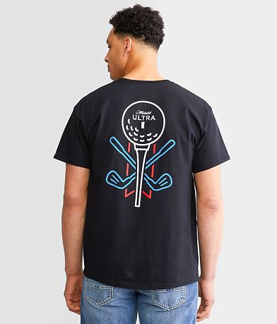 Brew City Michelob Ultra® Neon Golf T-Shirt front view