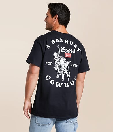 Brew City Coors® Banquet Bull Rider T-Shirt front view