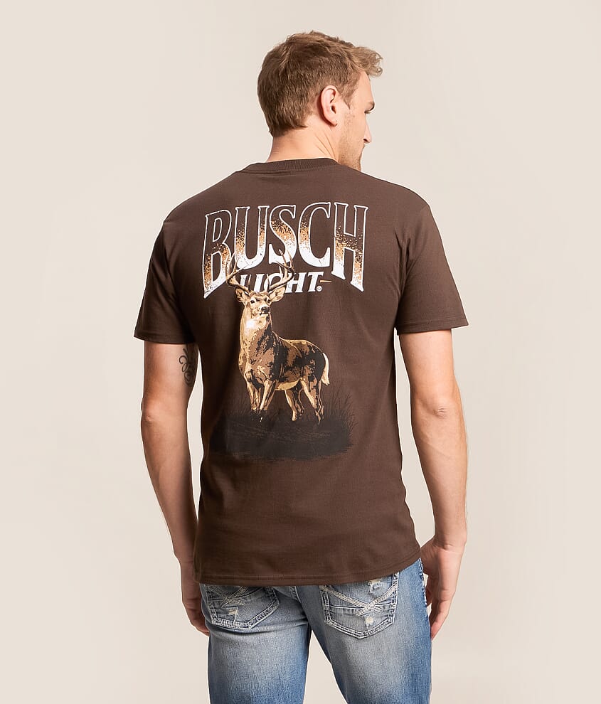 Brew City Busch Light Whitetail Buck T-Shirt - Men's Graphic T