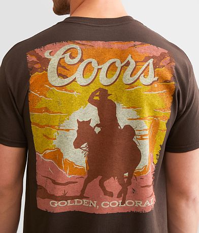 Brew City Coors&#174; Banquet Cowboy Rider T-Shirt BACK