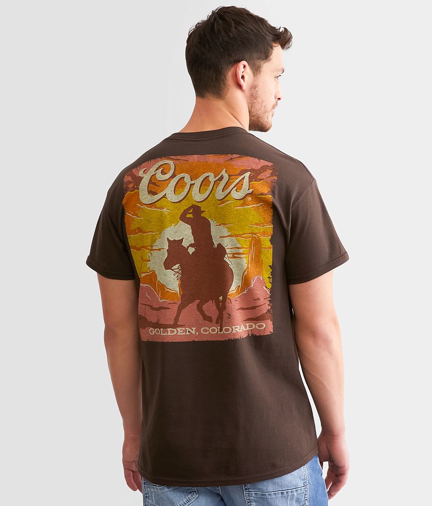 Brew City Coors&#174; Banquet Cowboy Rider T-Shirt front view