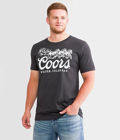 Brew City Coors® Banquet Three Horses T-Shirt front view
