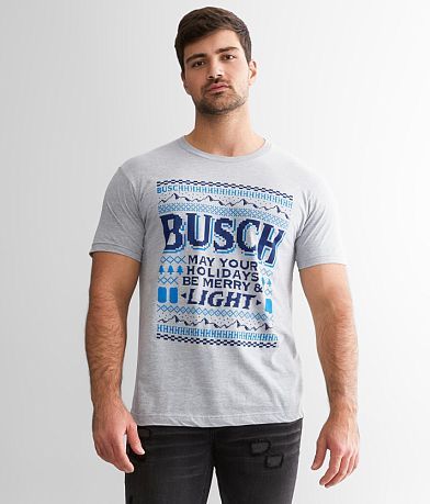Brew City Busch Light® Holidays Be Merry T-Shirt front view