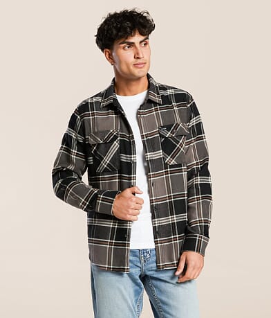 Brixton Bowery Flannel Shirt front view
