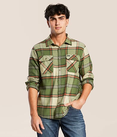 Brixton Bowery Flannel Shirt front view