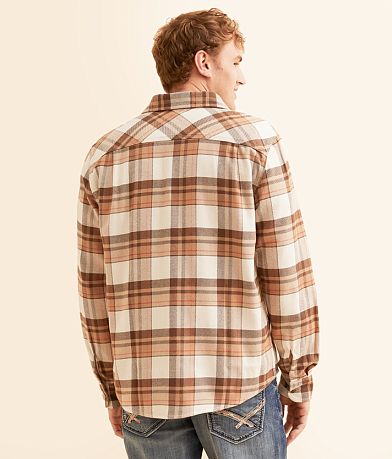 Brixton Bowery Flannel Shirt BACK