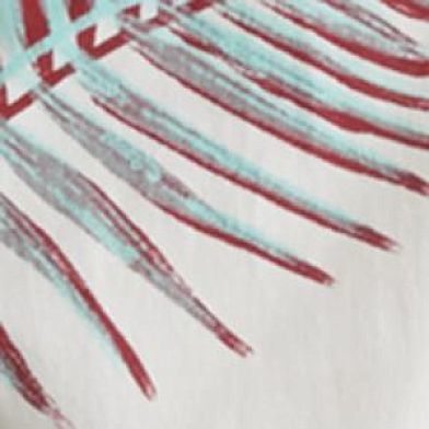 Off White Palm Leaf