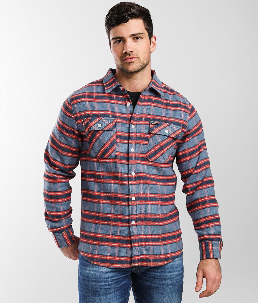 Brixton Bowery Flannel Shirt front view