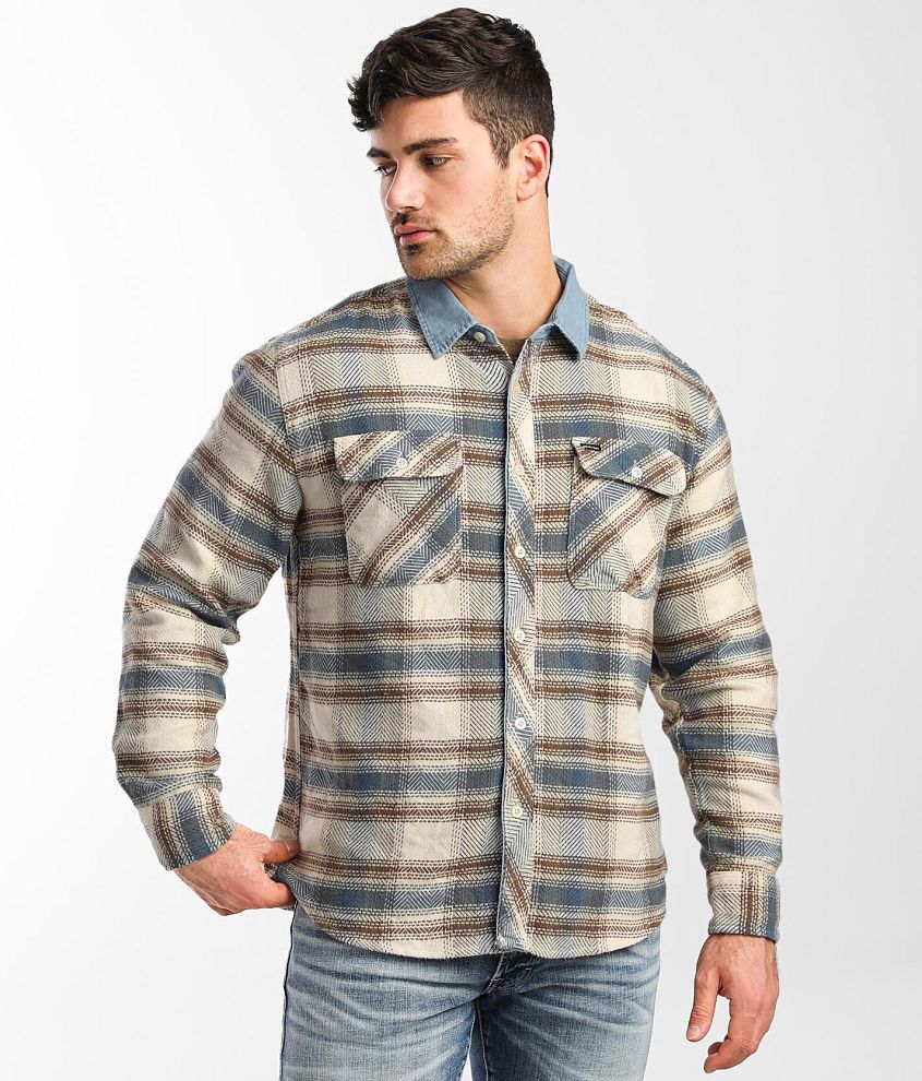 Brixton Bowery Flannel Stretch Shirt front view