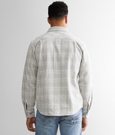 Brixton Bowery Heavy Weight Flannel Shirt back view