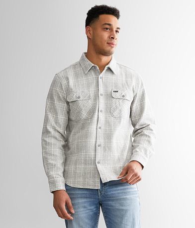 Brixton Bowery Heavy Weight Flannel Shirt front view