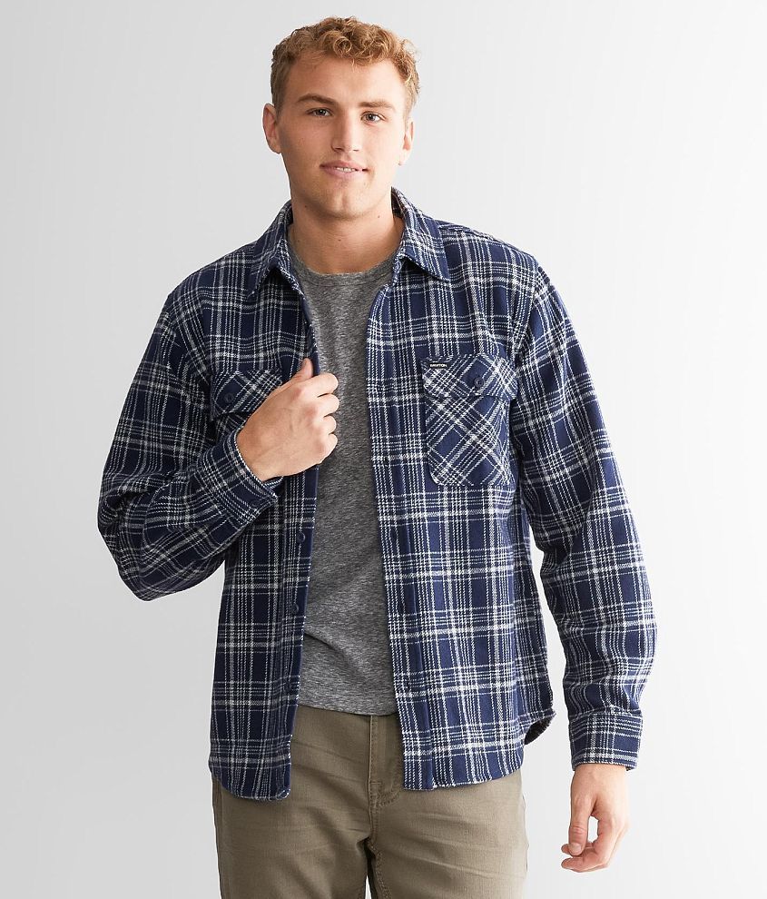 Brixton Bowery Heavy Weight Flannel Shirt front view