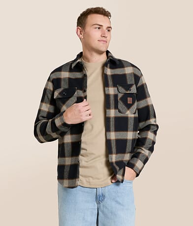 Brixton Bowery Flannel Shirt front view