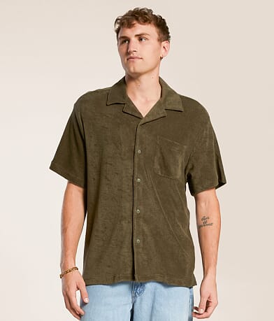 Brixton Bunker Terry Cloth Shirt front view