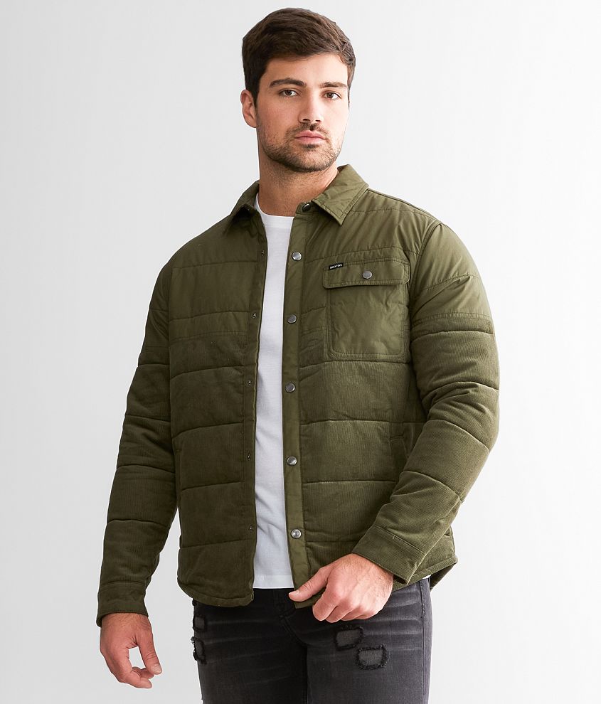 Brixton Cass Puffer Jacket - Men's Coats/Jackets in Miltary Olive 
