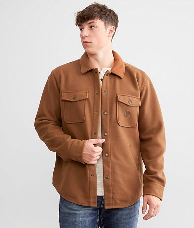 Brixton Durham Felt Stretch Shacket front view