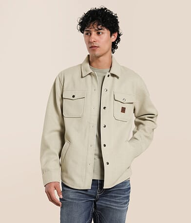 Brixton Durham Herringbone Flannel Shirt front view