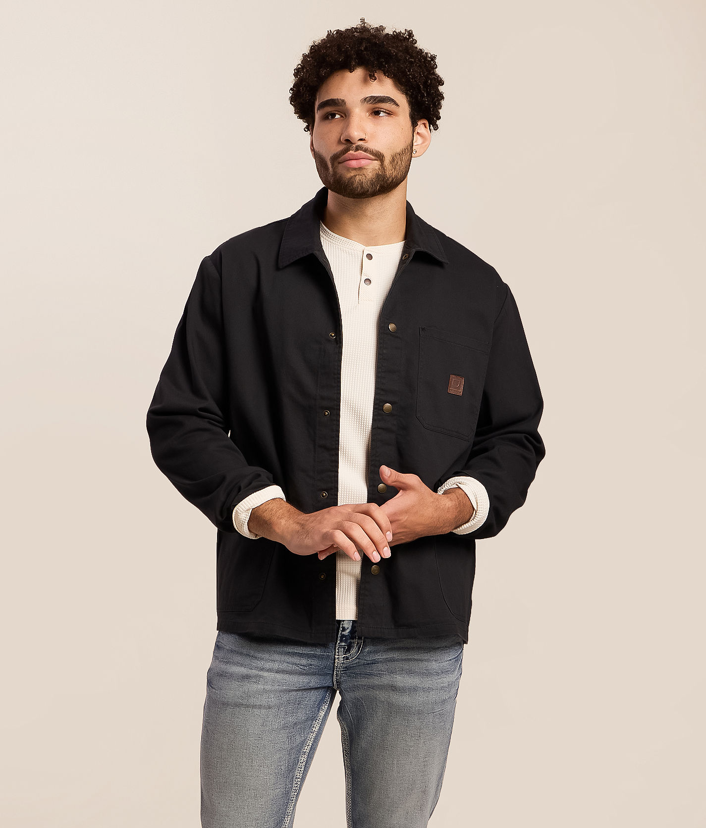 THE NERDYS Painter Jacket ブラック Unlined Canvas Painter Jacket