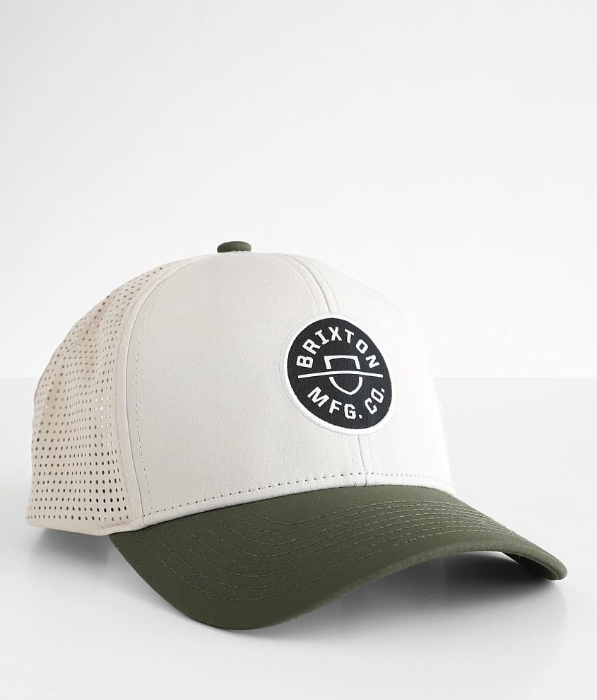 Brixton Crest Crossover Trucker Hat front view