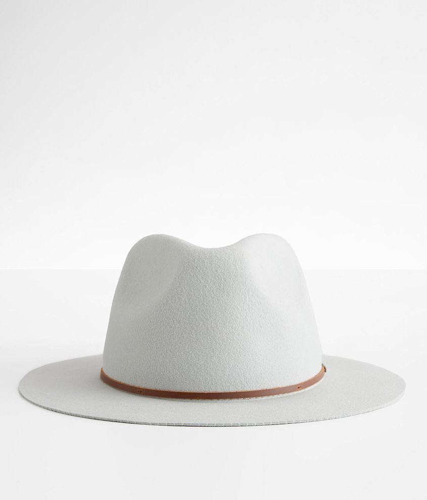 Brixton Wesley Packageable Fedora Hat front view