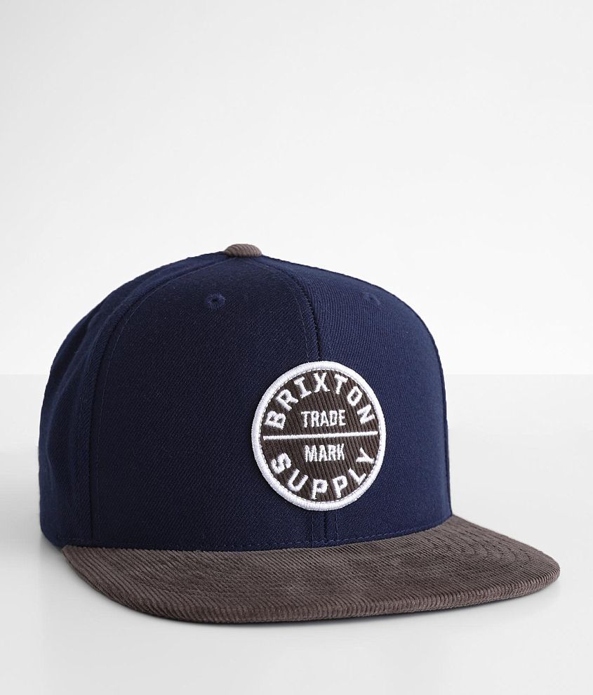 Brixton Oath III Trucker Hat - Men's Hats in Navy Deep Brown | Buckle