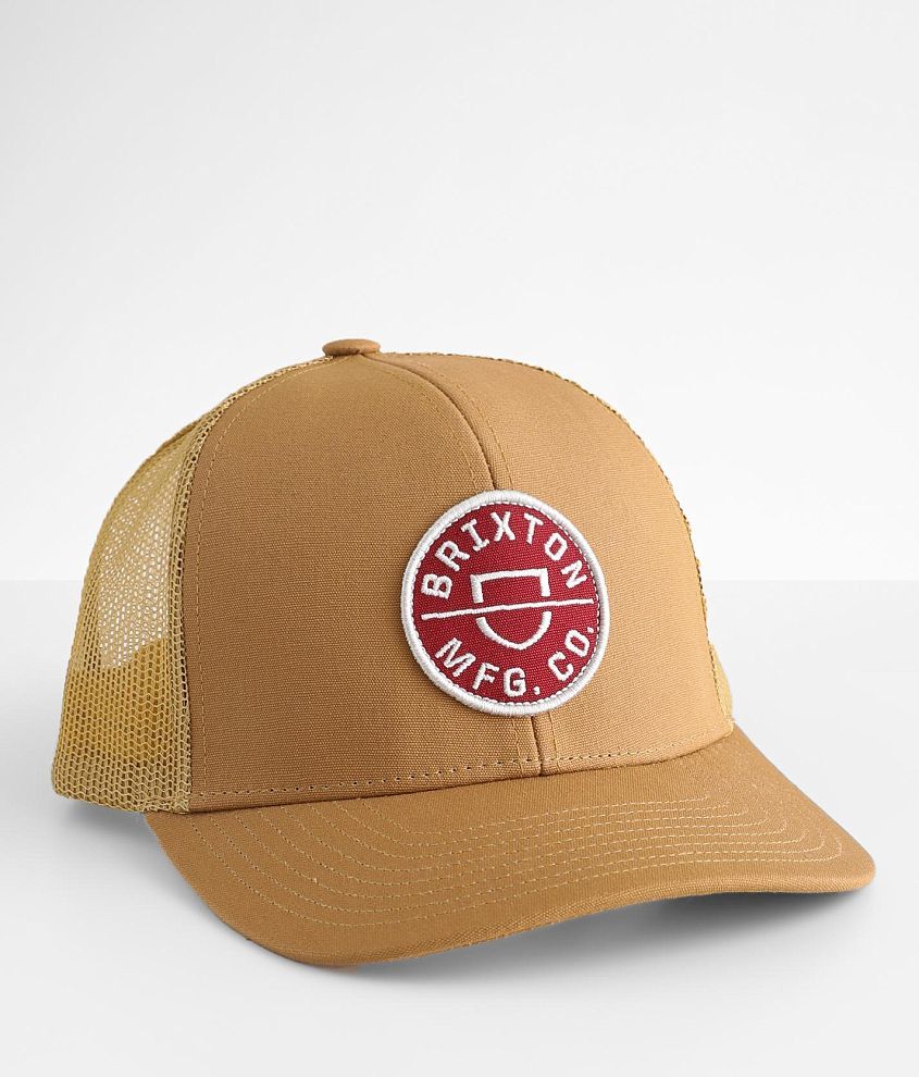 Brixton Crest Crossover Trucker Hat front view