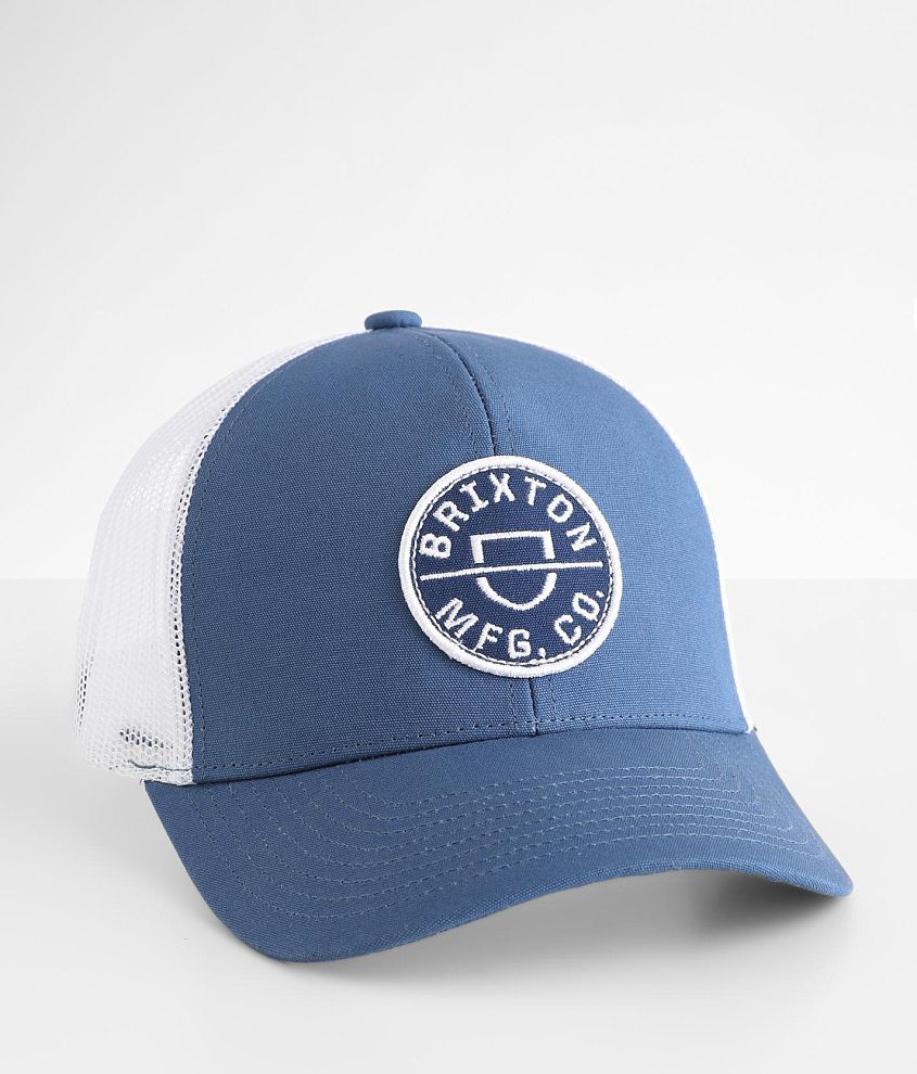 Brixton Crest Crossover Trucker Hat front view