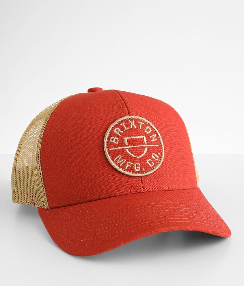 Brixton Crest Crossover Trucker Hat front view