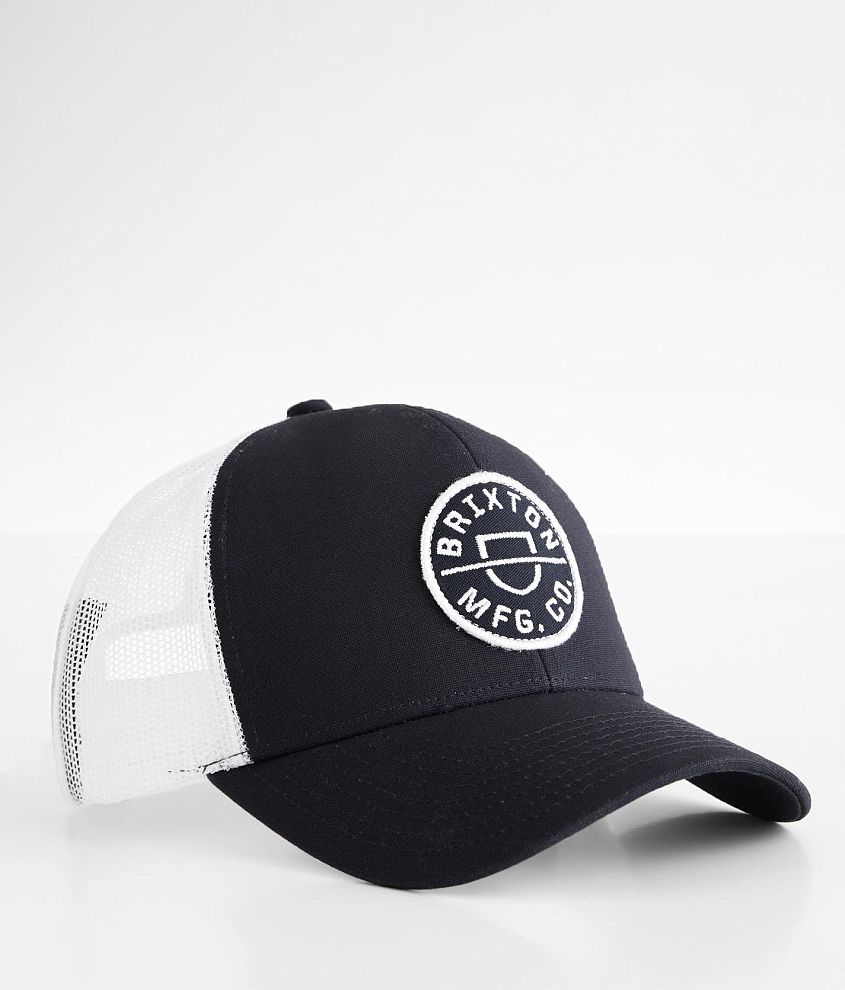 Brixton Crest X Crossover Trucker Hat front view