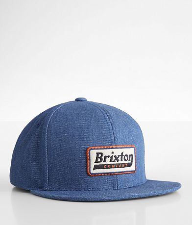 Brixton Steadfast Denim Hat front view