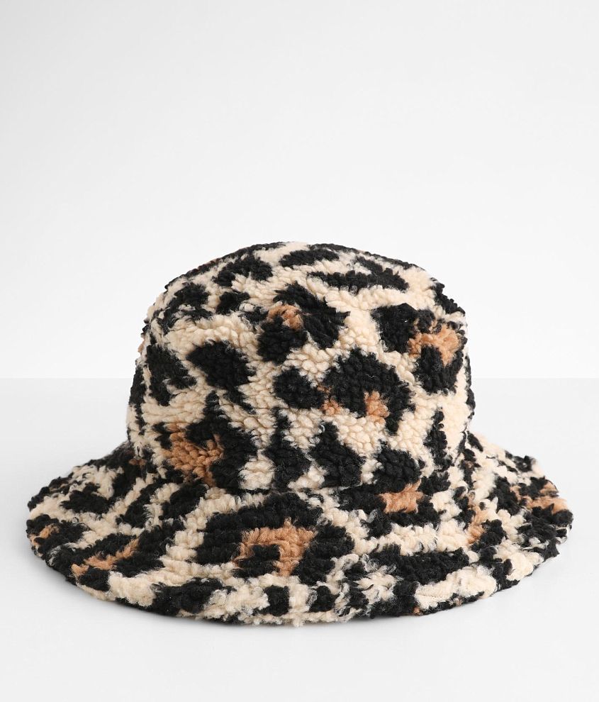 Brixton Dylan Sherpa Bucket Hat front view
