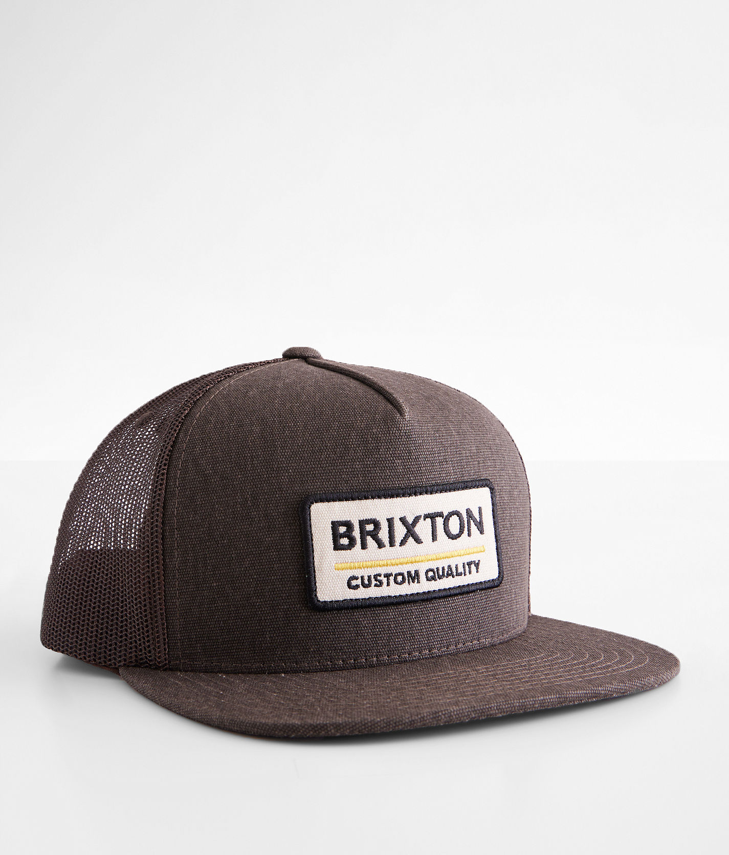 Brixton Palmer Proper Trucker Hat - Men's Hats in Dark Earth Dark Earth | Buckle