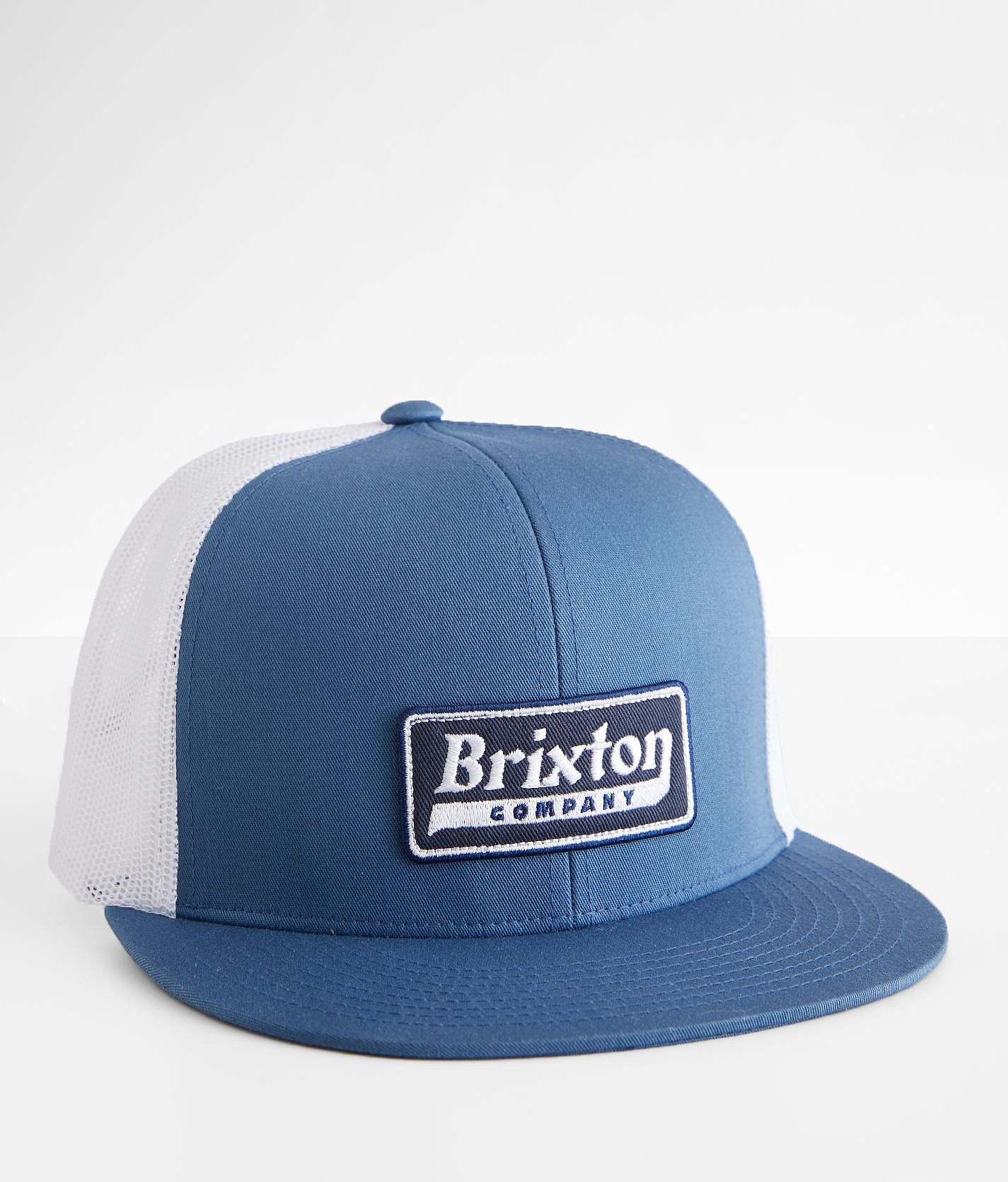 Brixton Steadfast Trucker Hat - Men's Hats in Pacific Blue White | Buckle