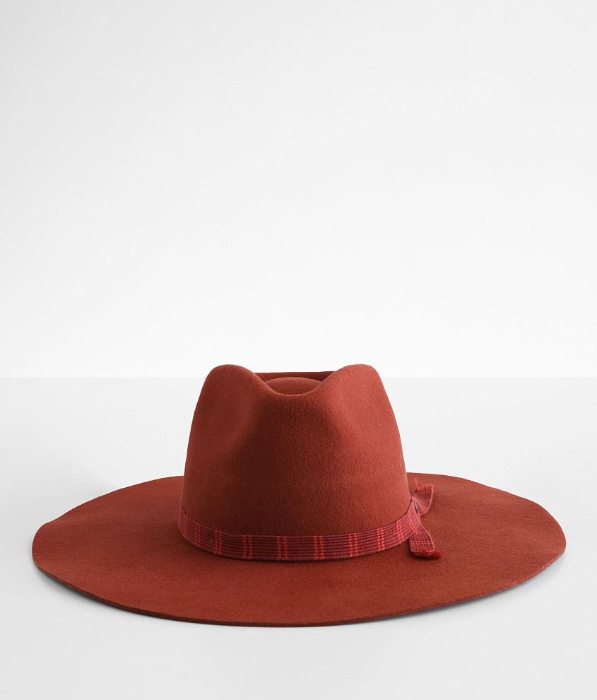 Brixton Leigh Felt Fedora Hat front view