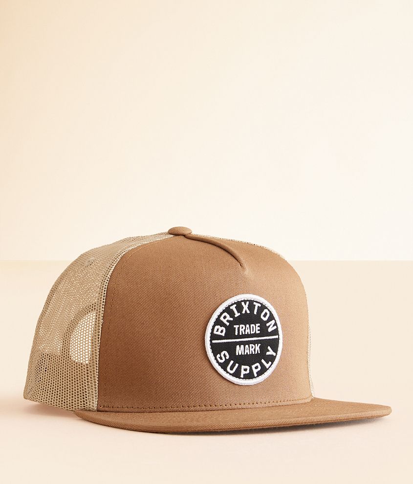 Brixton Oath Trucker Hat front view