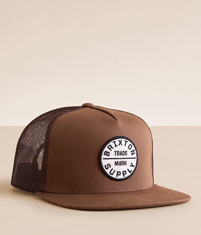 Brixton Oath Trucker Hat front view