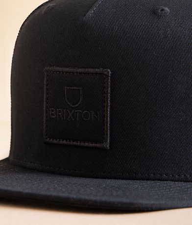 Brixton Alpha Square Trucker Hat misc detail 2 view