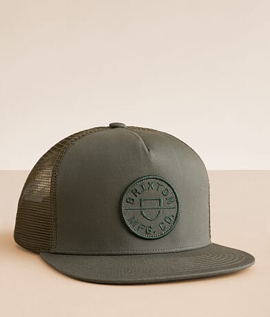 Brixton Crest Trucker Hat front view