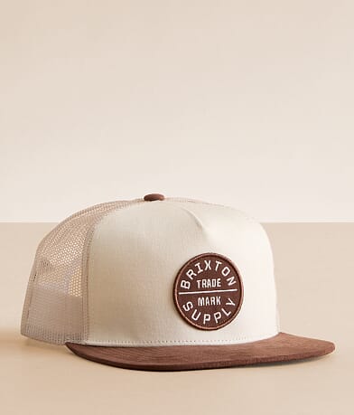 Brixton Oath Trucker Hat front view