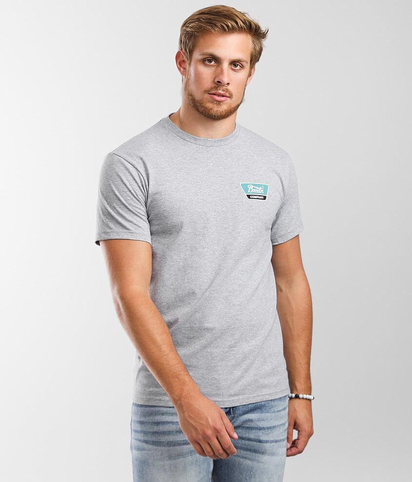 Brixton Linwood T-Shirt - Men's T-Shirts in Heather Grey | Buckle