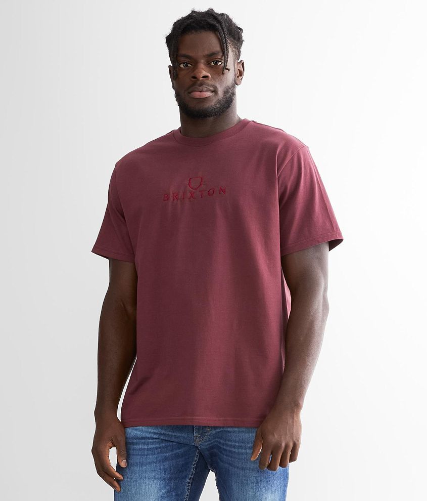 Brixton Alpha Thread T-Shirt front view