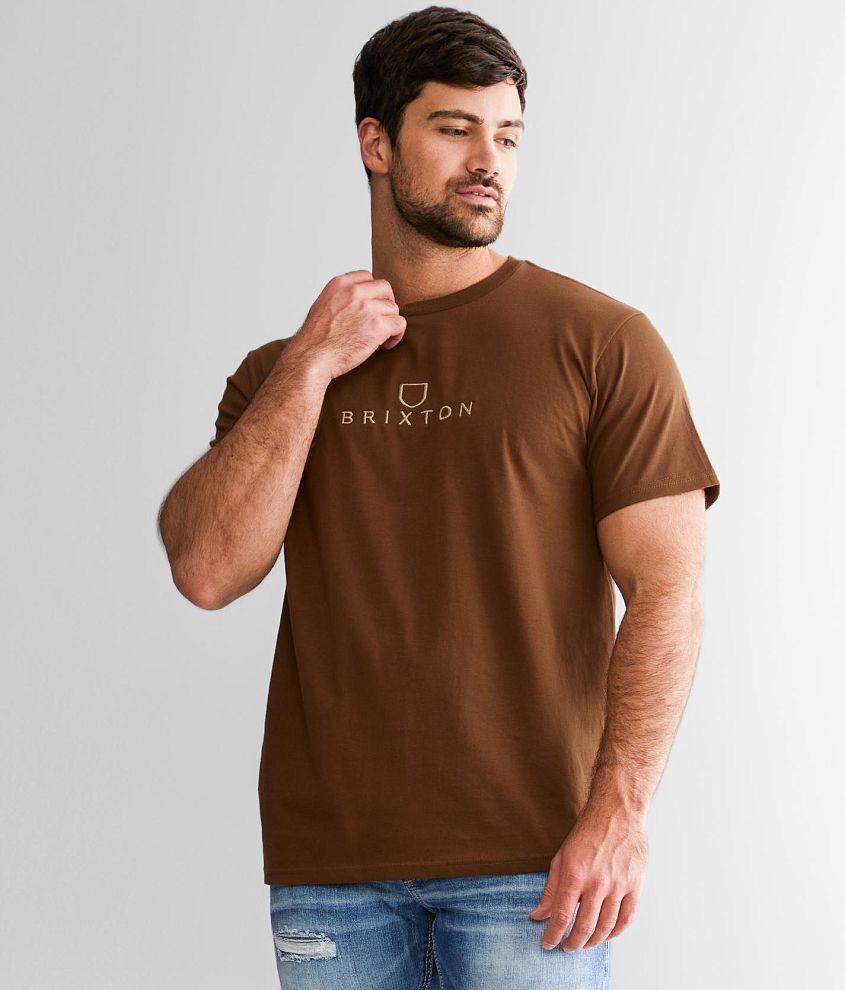 Brixton Alpha Thread T-Shirt front view